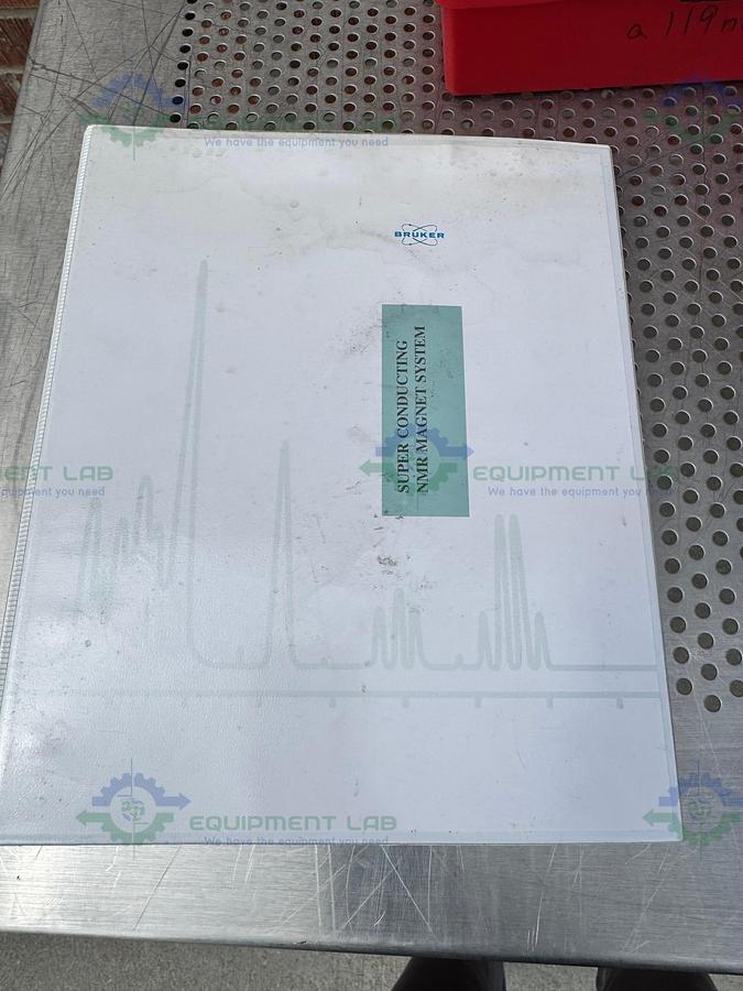 Used Bruker 500 Ultrashield NMR/ Nuclear Magnetic Resonance Spectrometer w/ Legs