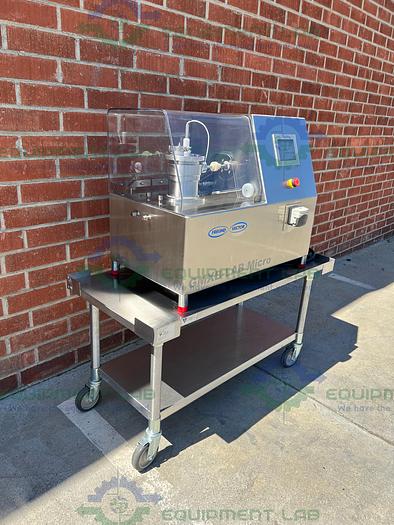 Used Freund Vector  Micro Granulator / Mixer System GMXB-LAB w/ 2 L Bowl Capacity