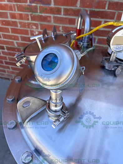 Used Precision Stainless  400 Liter Stainless Steel Jacketed Reactor w/ Agitator