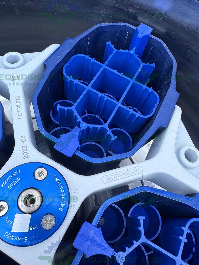 Used Eppendorf 5920 R Refrigerated Centrifuge w/ S-4X Universal Rotor 4500 RPM