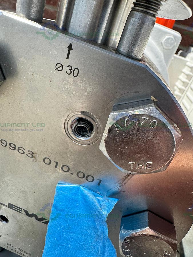 Used Lewa LDD2 Duplex Hydraulic Diaphragm Metering Pump w/ Baldor 5 HP Motor