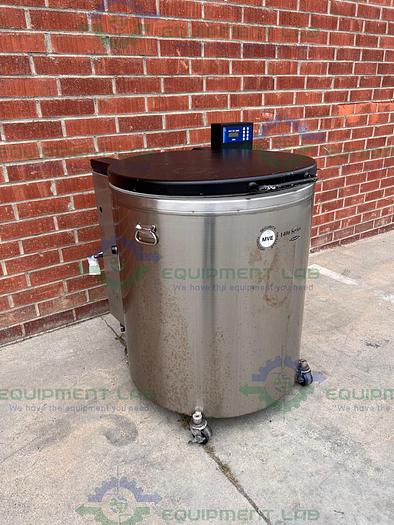 Used CHART MVE 1400 Series Liquid Nitrogen Cryogenic Storage Tank w/ TEC 3000