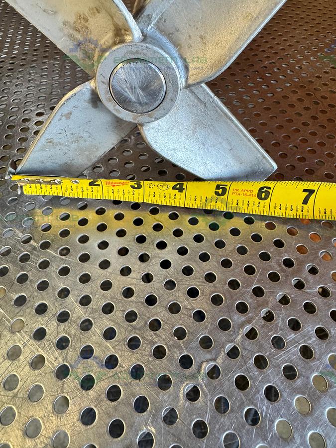 Used Unknown Stainless Steel Impeller Shaft / Mixing Rod 40" Height x 1"