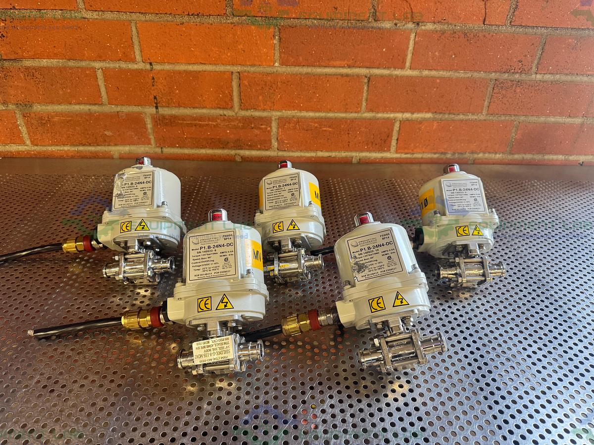 Used Promation P1.B-24N4-DC Precision Actuation Valve 135 Lbs /15Nm w/ 3.4" Valve