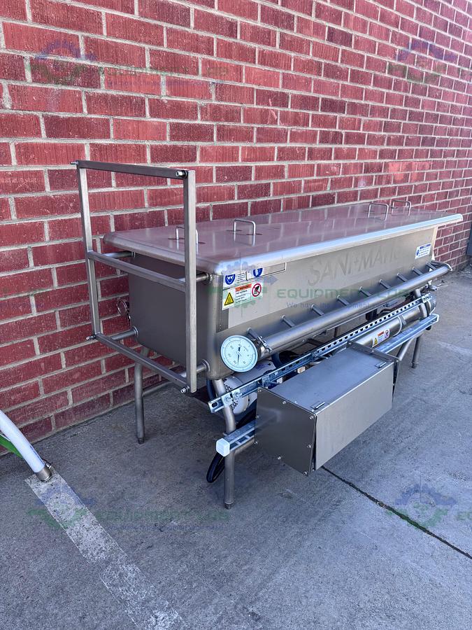 Used Sani Matic Stainless Steel 350 Liter COP System Parts Washer Skid