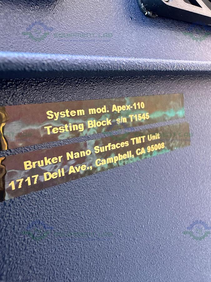  for parts or not working Bruker APEX-110 UMT TurboLab Universal Mechanical Tester