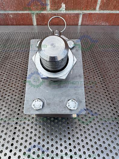 Used Albion Dual Tech 5" Industrial Caster w/ Threaded Fitting, 6" x 4.5" Platform