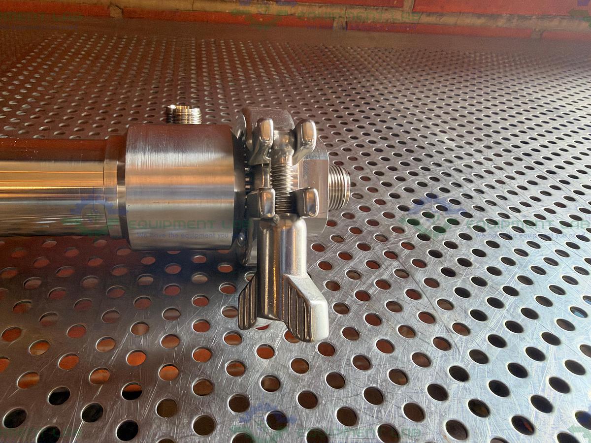 Used Exergy 01095-3 Stainless Steel Shell and Tube Heat Exchanger 2.83 ft cubed