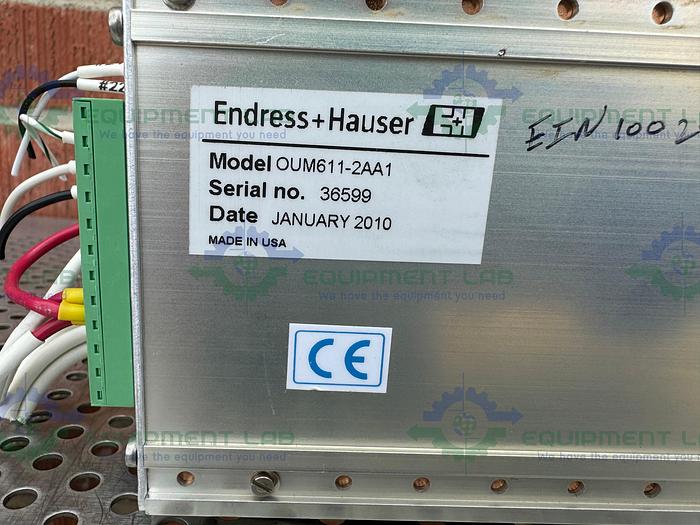 Used Wedgewood Analytical / Endress + Hauser  OUM611 - 2AA1 Bubble Detector