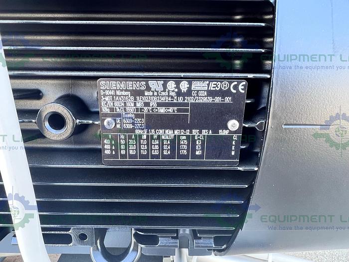 GEA Hilge SIPLA 52.1 Self-priming Centrifugal Pump 140 GPM w/ 15HP Motor