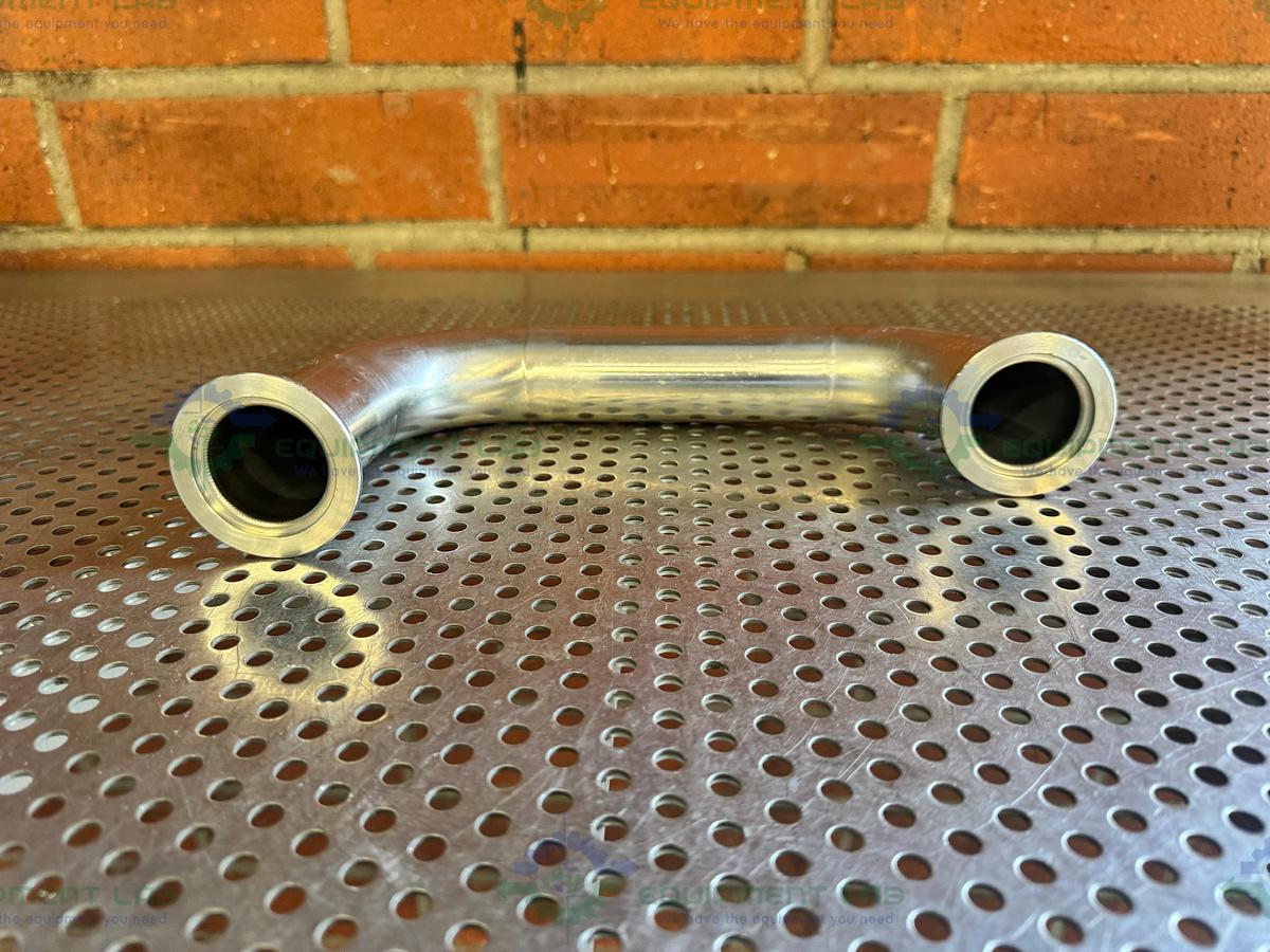 Used Stainless Steel U-Bend Process Vacuum Pipe w/ KF 40