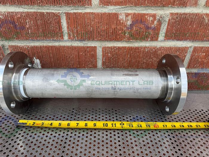 Used Unbranded 304 Stainless Steel Column w/ YTH 150LB 3" Flange Fittings