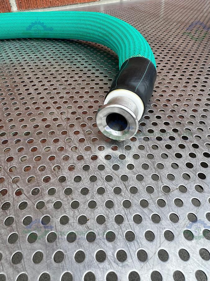 Used Huber Insulated Chiller Hose 48" w/ 1" Threaded Fitting to KF40