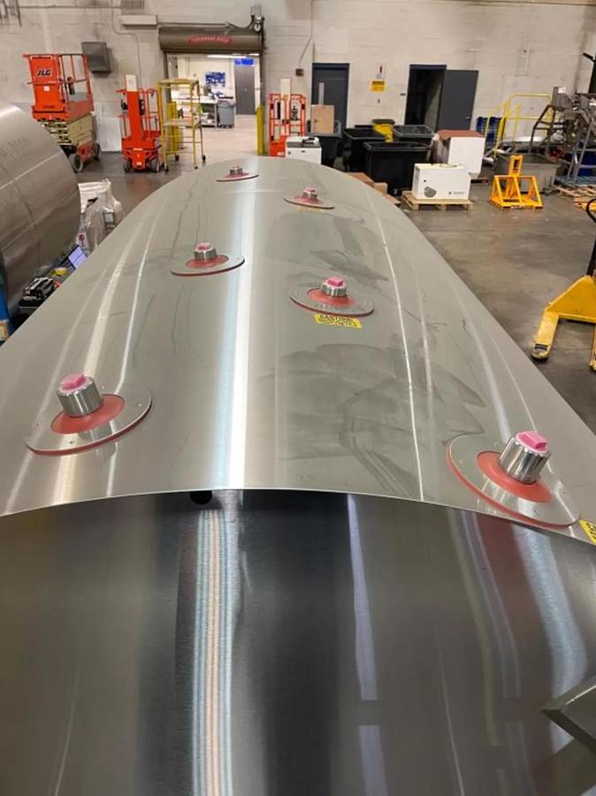 1000 Gallon Stainless Steel Jacketed Vessel / Holding Tank