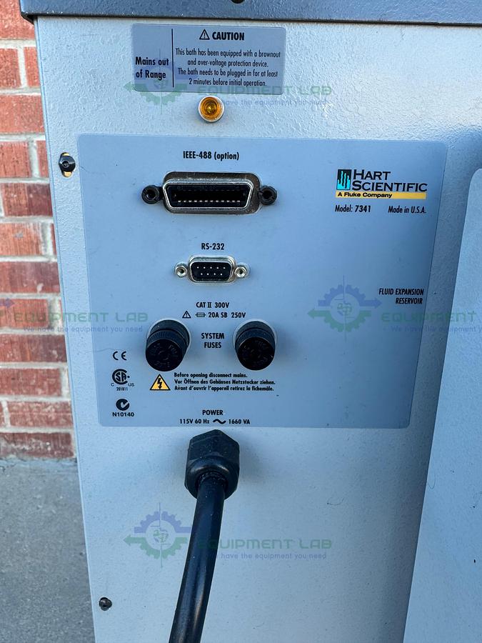 Used Fluke Calibration Hart Scientific 7341 Deep-Well Compact Bath -45°C to 150°C