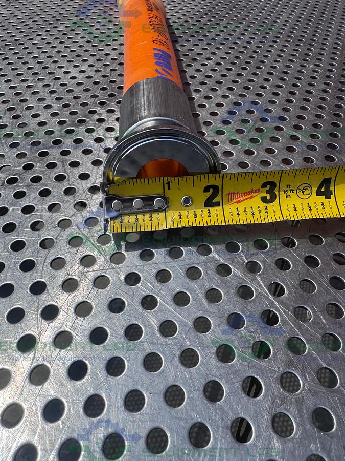 Used Saint Gobain HOSSMP-16 Pure Fit 36" Hose w/ 1" Sanitary Fitting 125PSI at 20°C