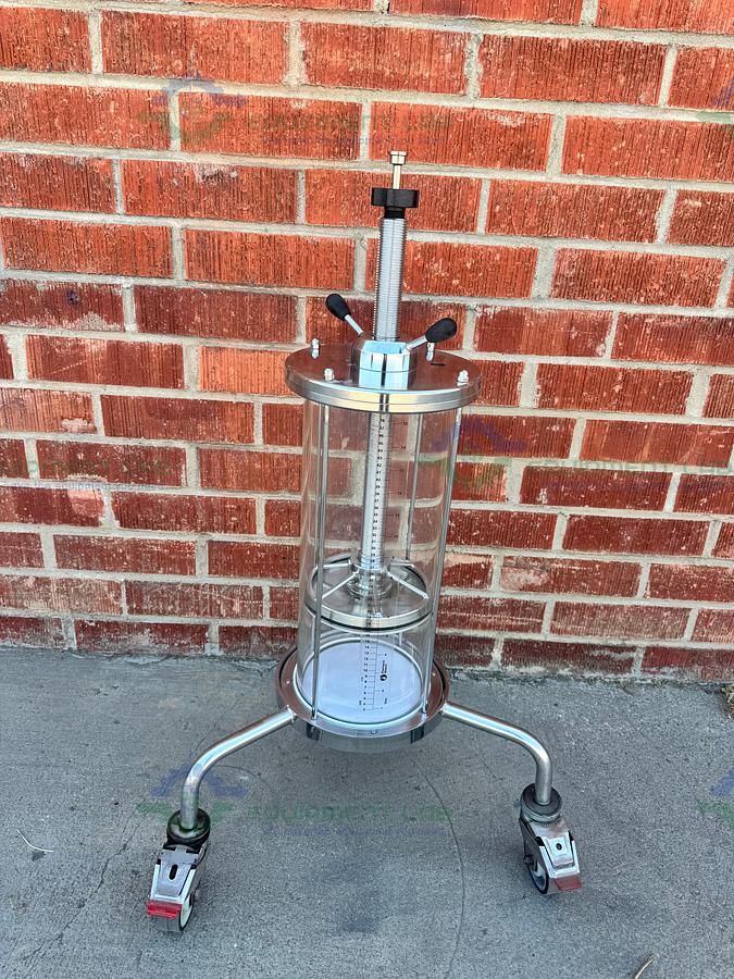 Used Cytiva /GE/ Pharmacia BPG 200 / 500 Chromatography Column CHIPPED GLASS