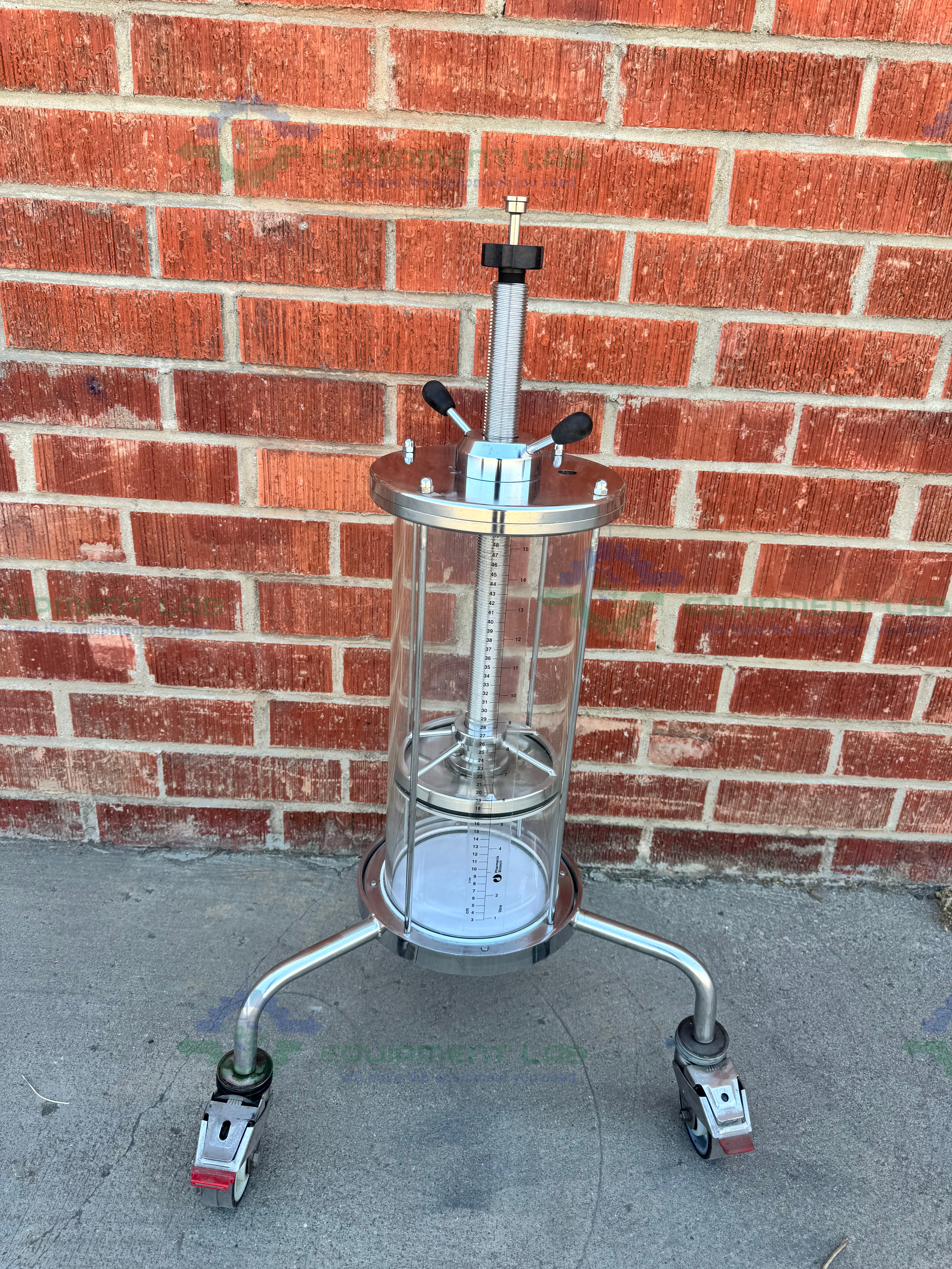 Used Cytiva /GE/ Pharmacia BPG 200 / 500 Chromatography Column CHIPPED GLASS