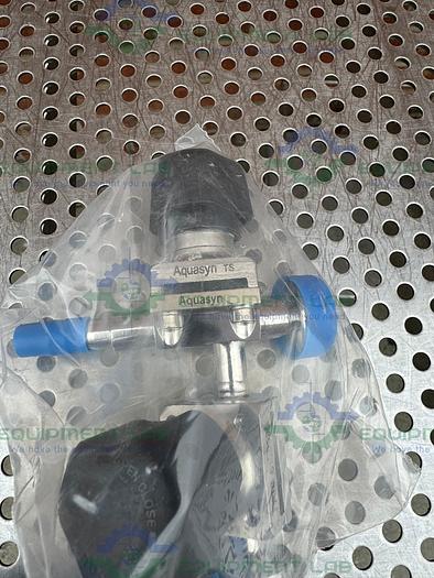 Used 2 Aquasyn 6155535 Diaphragm Valve w/ 1/2" Sanitary Fittings to Hose Fitting