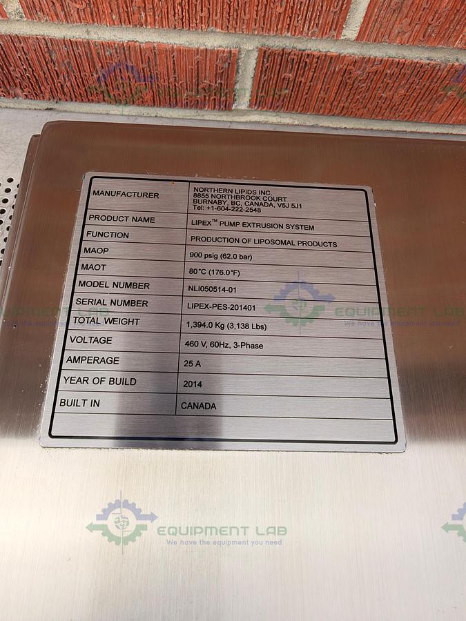 Used Northern Lipids Stainless Steel Industrial Enclosure 10" x 20" x 24"