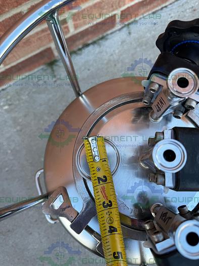 Used Alloy Products 10 Liter Stainless Steel Process / Pressure Vessel 40 PSI