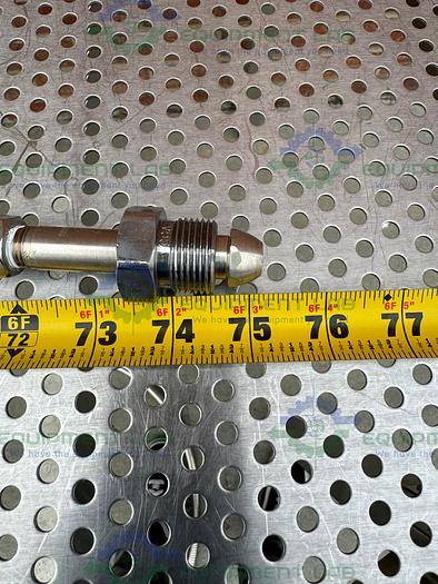 Used Airgas  Stainless Steel Flexible Hose 75" w/ Compression Fitting, Male Threaded