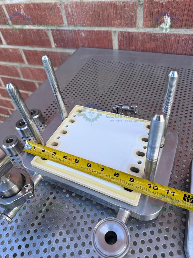 Used Millipore Stainless Steel Pellicon Filter Holder w/ GW Kent Gauge