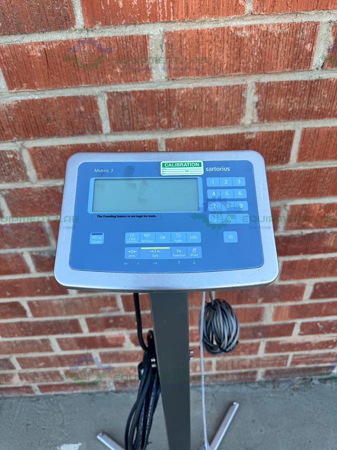 Used Sartorius Minebea Intec IFS4-600II-I SS Scale 1320 LBS w/ MIS2U Readout