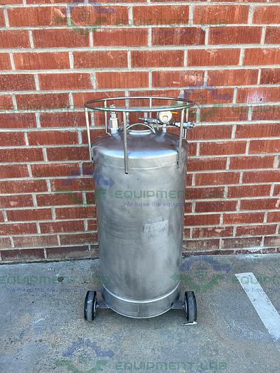 Used Alloy Products  120 Liter Stainless Steel Pressure Vessel 95 PSI