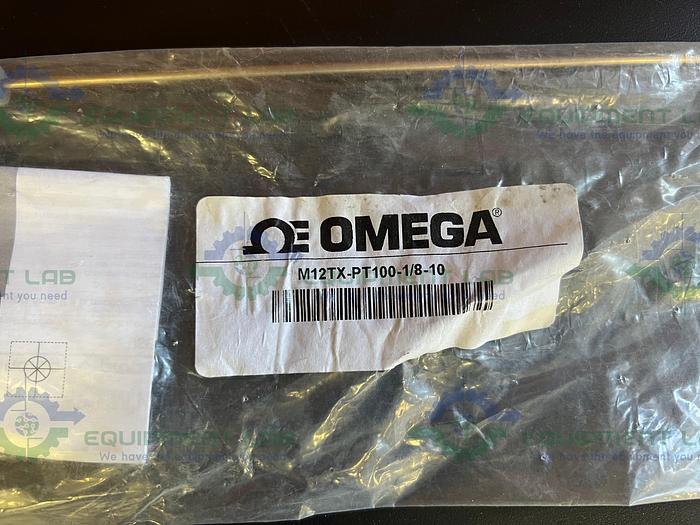 Used Omega  M12TX-PT100-1/8-10 RTD Probe w/ 4 to 20mA Analog Output and M12 Connector