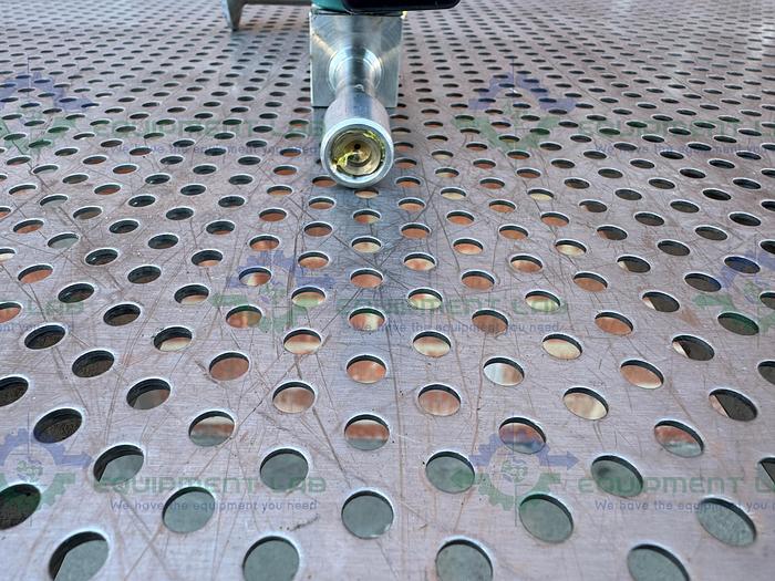 Used ASCO SC XB262C036E Solenoid Valve w/ 3 Way Pipe  1" Sanitary Fitting