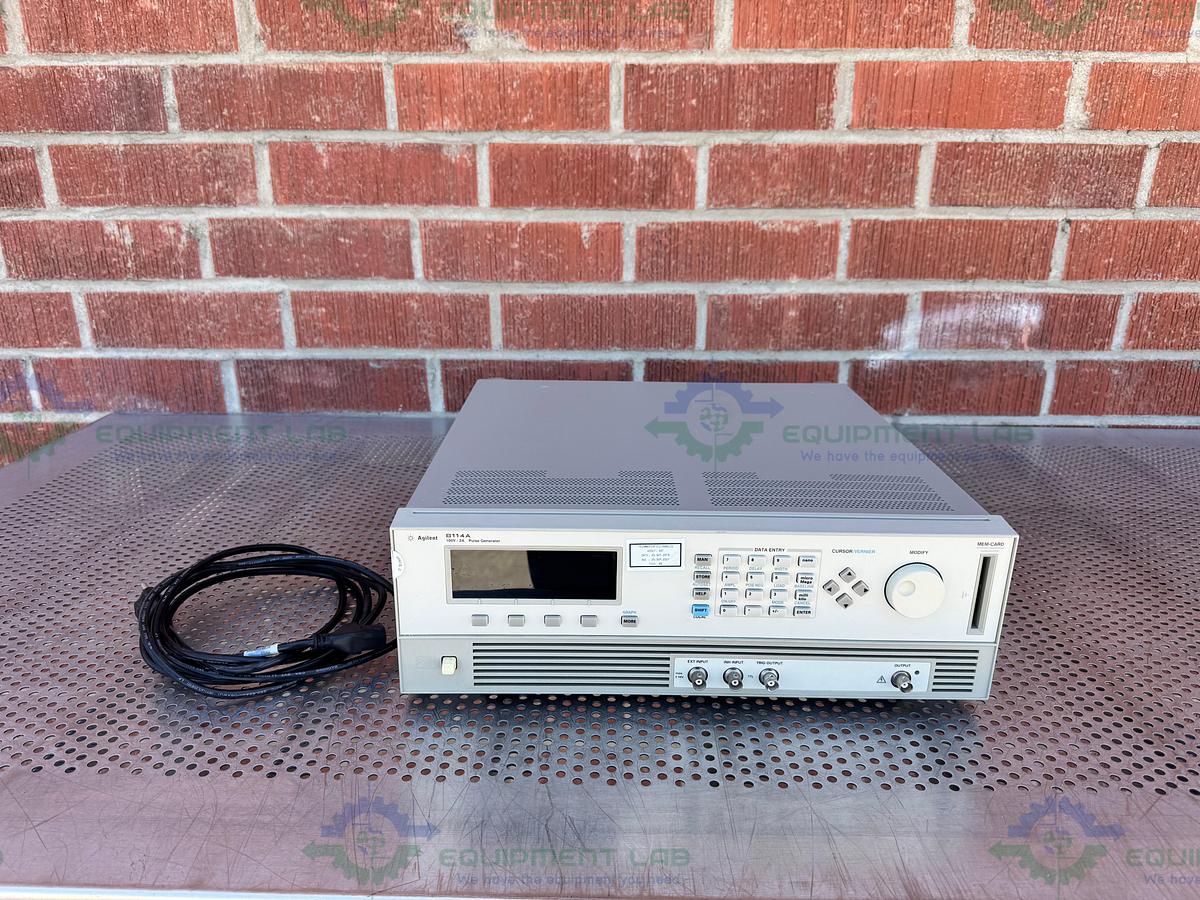 Used Agilent / HP Hewlett Packard 8114A High Power Pulse Generator 100V / 2A