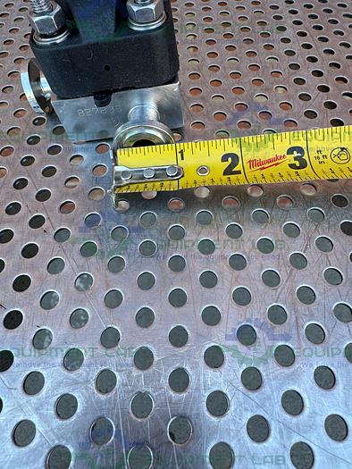 Used ITT Pure Flo .5-316L- RA20MAX-CWP150 Diaphragm Valve w/ 1/2" Sanitary Fitting