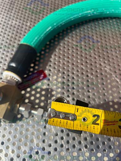 Used Huber Insulated Flexible Chiller Hose 38" w/ 1.5" Beaded Fitting