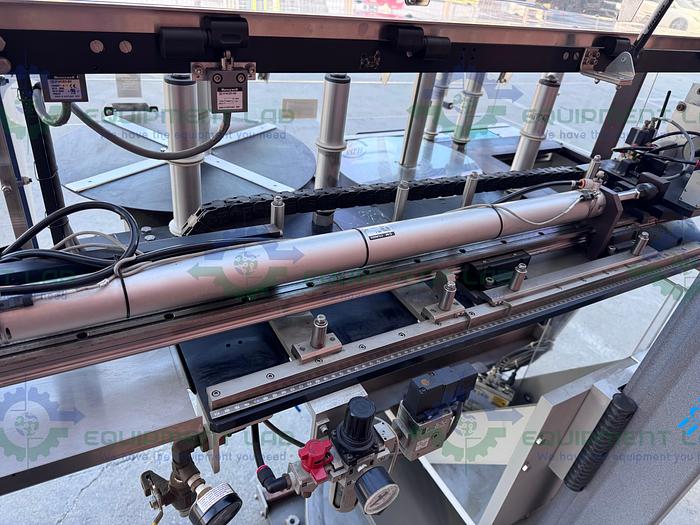 Used New Jersey Machine 401XRE -0095 Pallet Labeler 120V, 60 Cycles, 1.2 kW