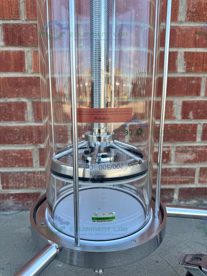 Used Cytiva / GE / Pharmacia BPG 200 / 500 Chromatography Column CHIPPED GLASS