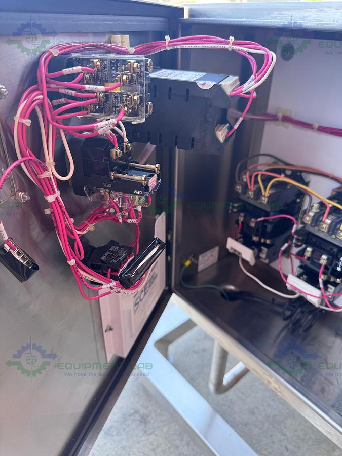 Used GEA 300 Liter Reservoir Tank w/ Fristam FPX742-205 Centrifugal Pump, Controller