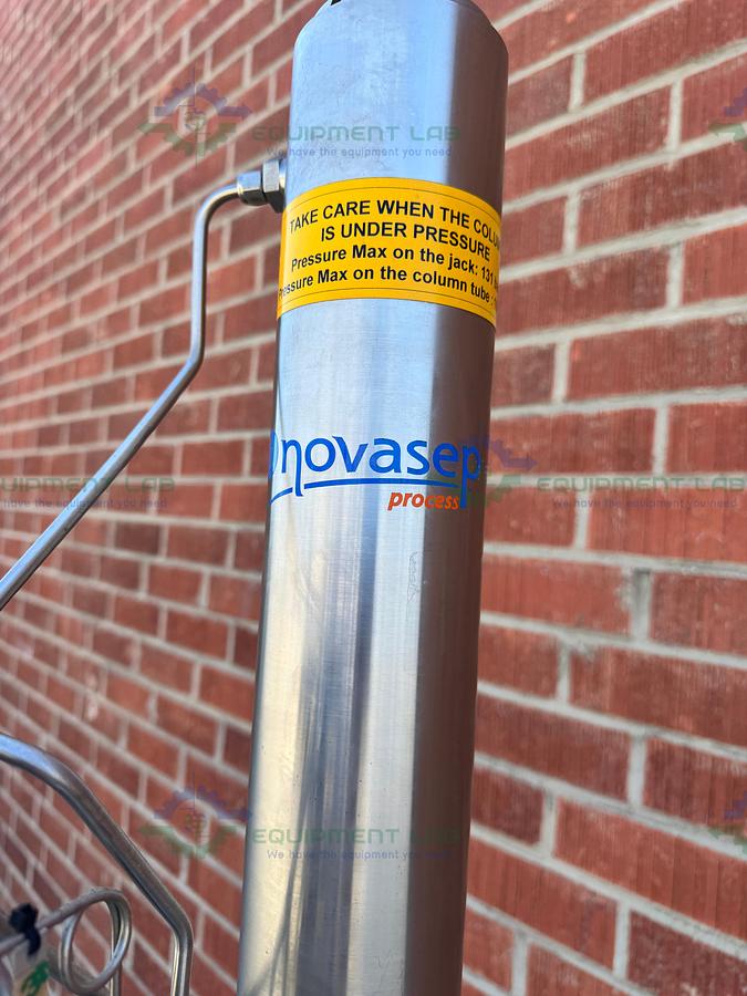 Used Novasep ProChrom LC80.600.VE100 DAC Liquid Chromatography Column