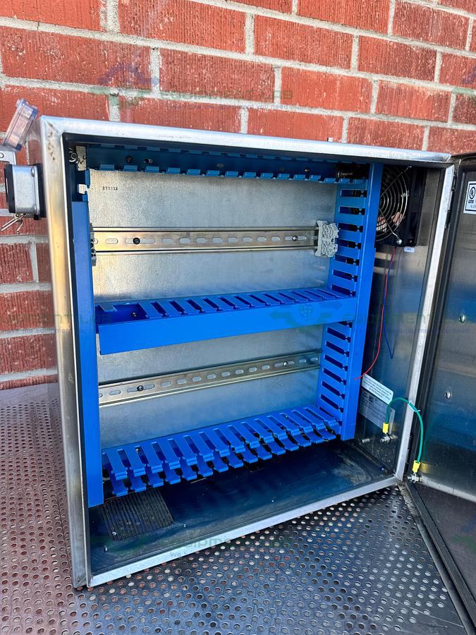Used Rittal Stainless Steel Standard Enclosure 19" x 19" x 8.5", 120V