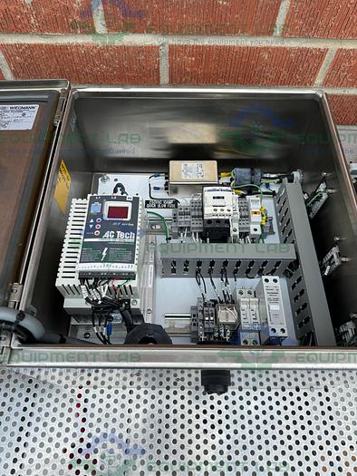 Used Lenze AC Tech  SF110S Variable Frequency Drive 1 HP w/ Enclosure 16" x 9" x 16"