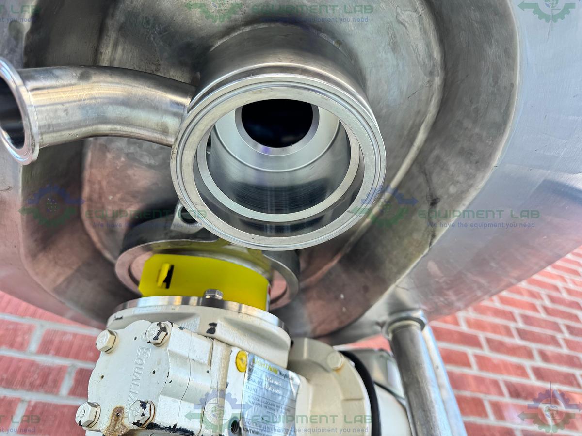 Used Northland 450 L  Jacketed Reactor FV/ 50 PSI  w/ Dual Mixer 3/4 HP, 1/3 HP, VFD