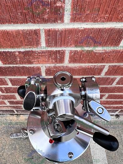 Used Cytiva / GE / Pharmacia BPG 100 / 500 Chromatography Column 4L w/ 2- 4-way Valve