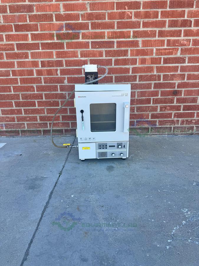 Used Yamato DP32 Vacuum Oven 250°C, 1 Cu. Ft. w/ KNF UN820.3FTP IP44 Diaphragm Pump