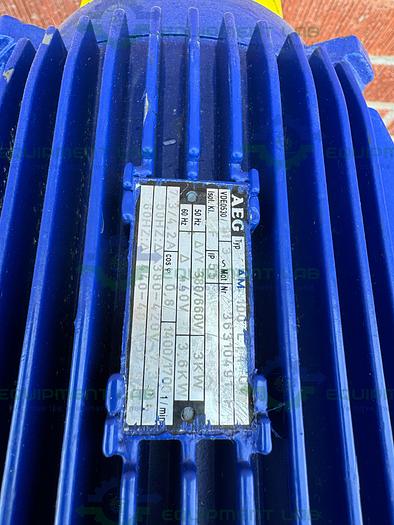 Used KSB GENTA 20-04-U1 Pump 50-500 U/Min w/ AEG AM 100L14Q4 Motor