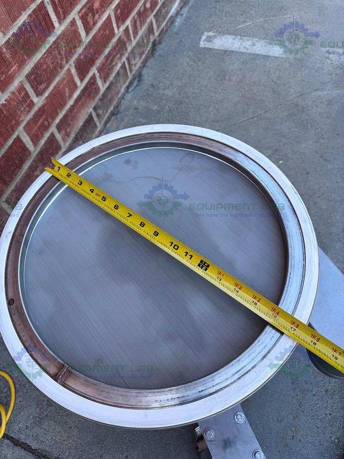 Used Sweco LS18S333 Stainless Steel 18" Vibratory Energy Separator w/ 325, 200 Micron