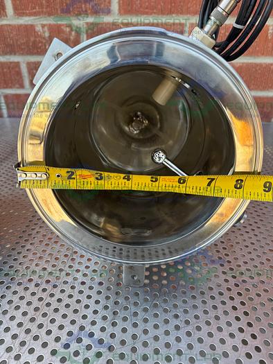 Used Stainless Fabrication 7 L Stainless Steel Jacketed Reactor 45 FV/PSI w/ Stirrer