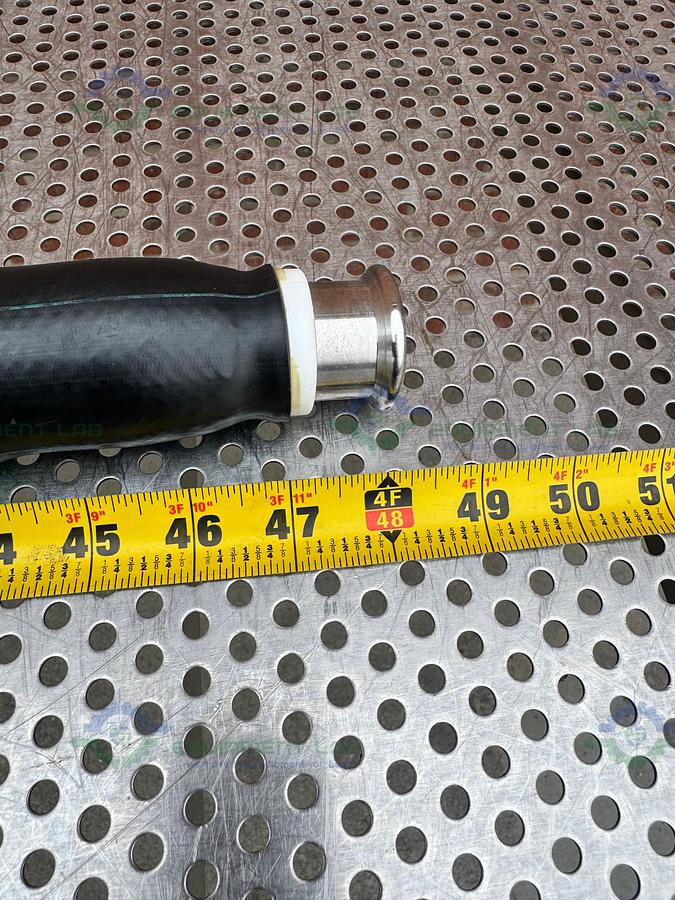 Used Huber Insulated Chiller Hose 48" w/ 1" Threaded Fitting to KF40