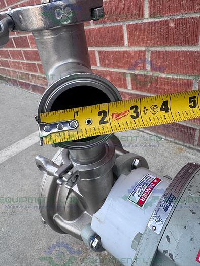 Used Fristam FZX2150 Centrifugal Pump Skid w/ Baldor Reliance 7.5 HP Motor 208/460V