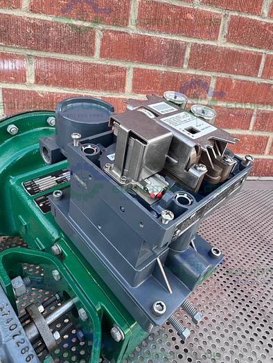 Used Fisher Controls V150 Stainless Steel 1" Air Operated / Pneumatic Vee-Ball Valve