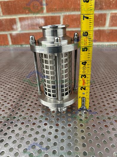 Used Glacier Tanks  SGF-TW-G150-KFM-9MM Tri Clamp Inline Sight Glass 1 1/2" Fitting